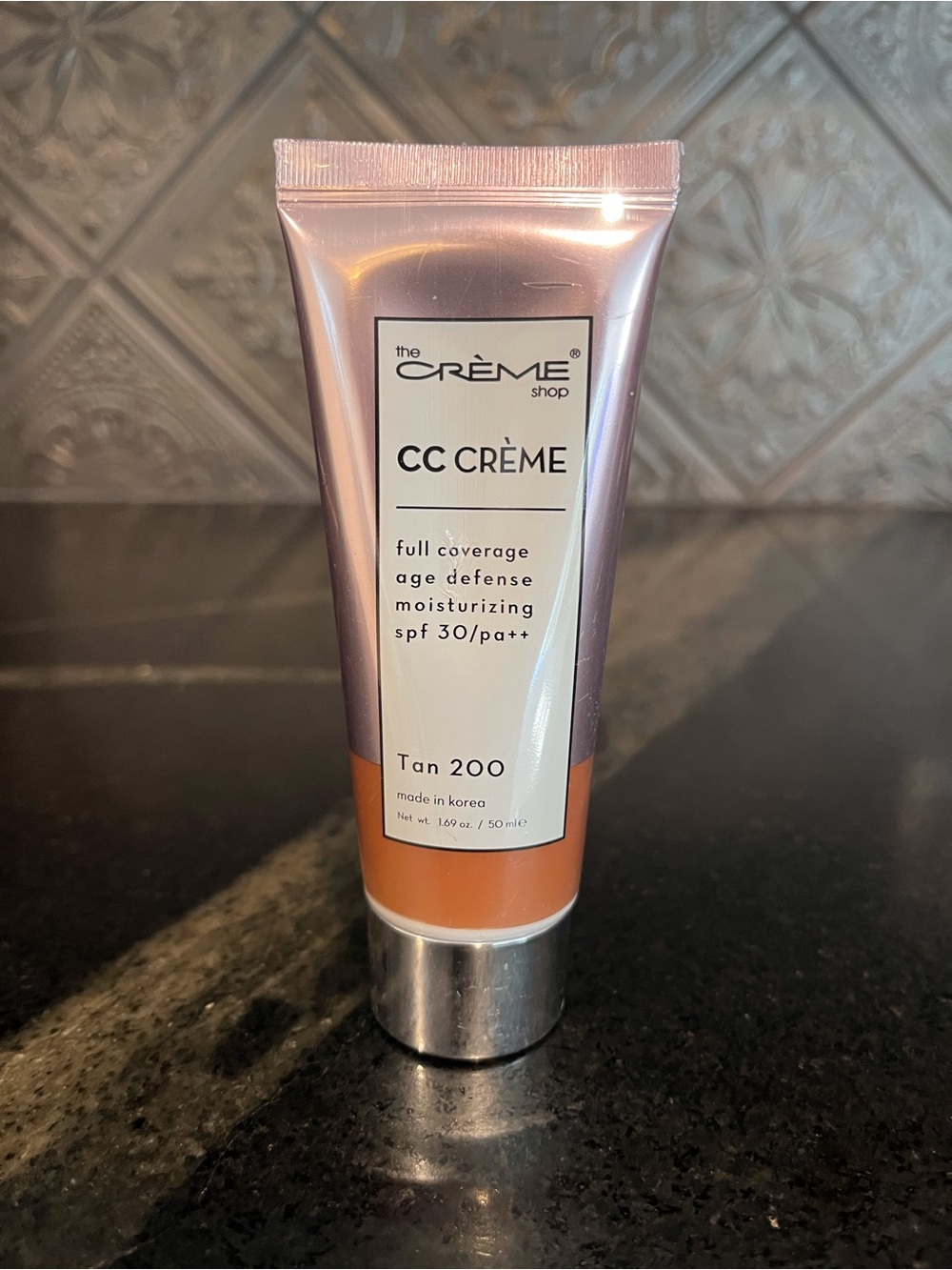 The Crème Shop CC Crème Tan 200- New without box